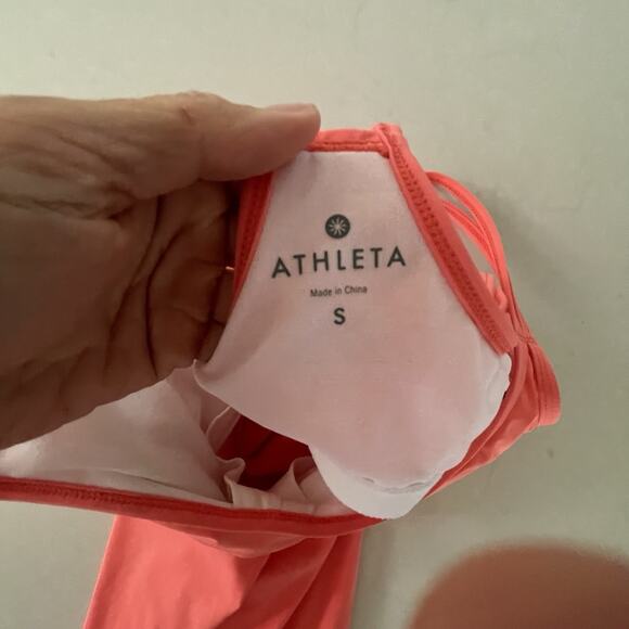 Athleta Swimwear Womens S Shorebreak Coral Dress UPF 50 Athletic Mini Stretch - Picture 4 of 5